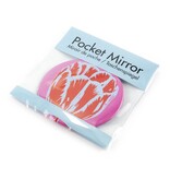 Espejo de bolsillo, Ø 80 mm, Tulip Pop Line Rosado
