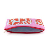 Federmäppchen / Schminktasche, Tulpen Pop-Art, Rose
