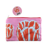 Federmäppchen / Schminktasche, Tulpen Pop-Art, Rose