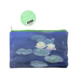 Trousse à crayons / trousse à maquillage, Monet, Nénuphars à la lumière du soir