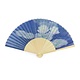 Fan, bamboo, Monet, Waterlilies in evening light