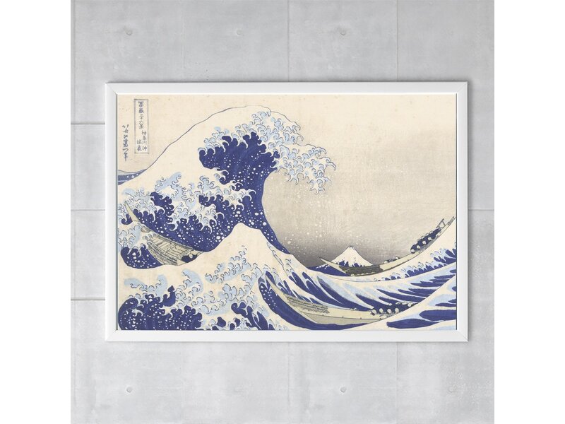 Plakat, 50x70, Hokusai, Die große Welle