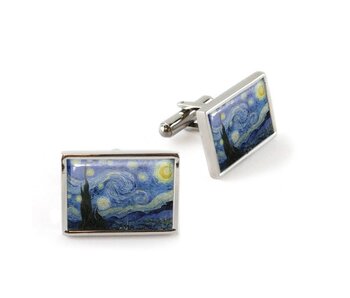 Cufflinks, Starry Night, Vincent van Gogh