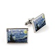 Cufflinks, Starry Night, Vincent van Gogh