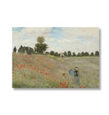 Poster, 50x70 Monet, Veld met klaprozen