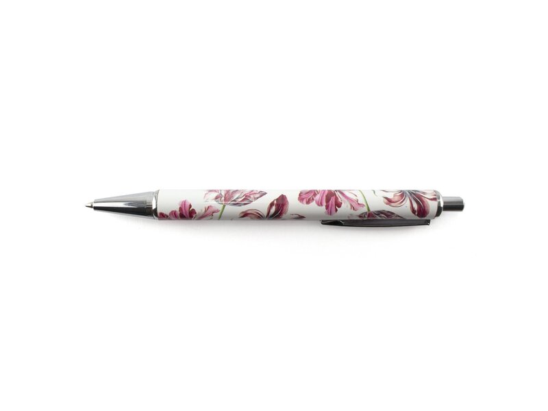 Stylo bille en boite, Merian, Trois tulipes