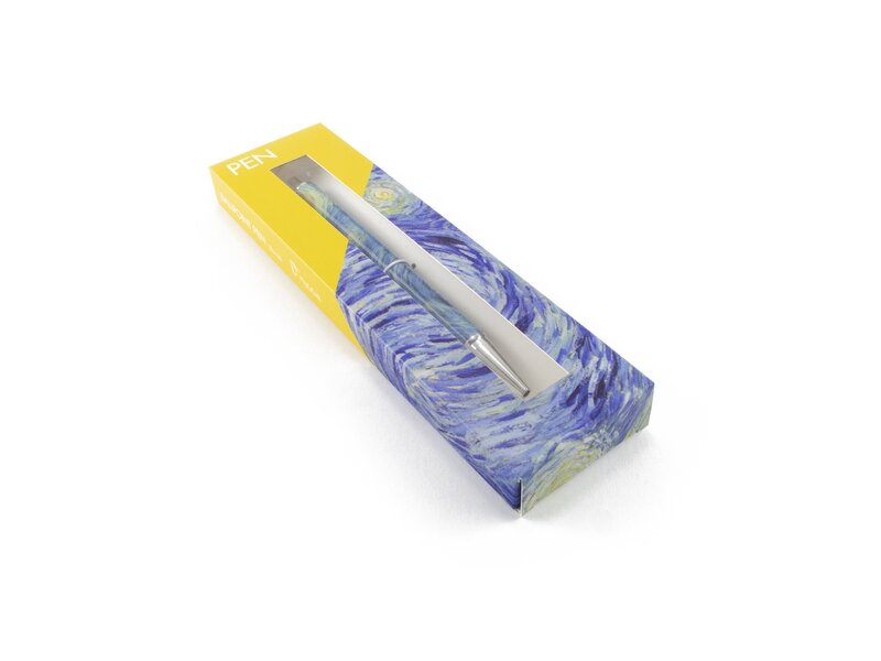 Kugelschreiber in Box, Sternennacht, Van Gogh