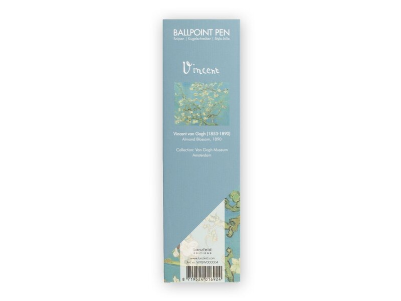Stylo bille en boite,  Fleur d'amandier, Van Gogh