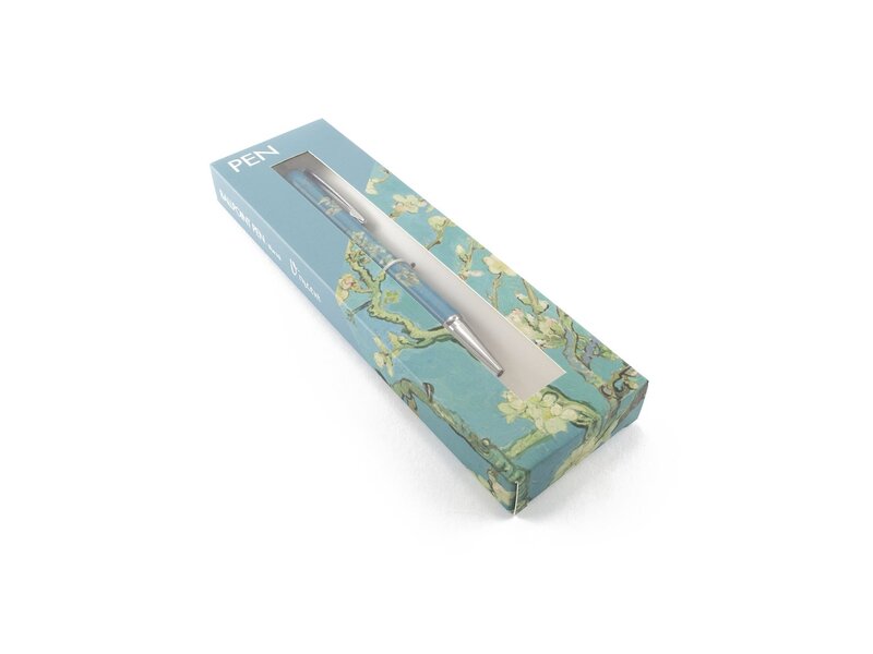 Kugelschreiber in Box, Mandelblüte, Van Gogh