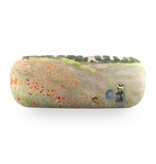 Étui à lunettes avec tissu pour lentilles, Monet, Field with coquelicots