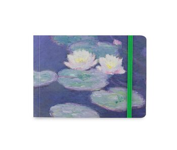 Carnet de croquis, Monet, Nympheas effet du soir