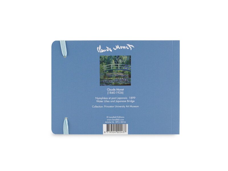 Carnet de croquis, Monet, Pont japonais
