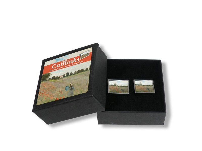 Boutons de manchette, Champ de coquelicots, Monet