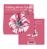 Miroir de poche pliant, microfiber, Merian, Trois tulipes