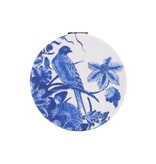 Folding pocket mirror microfiber, Delft Blue birds, Rijksmuseum