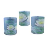 Candle shades, Monet, Water Lilies in evening light