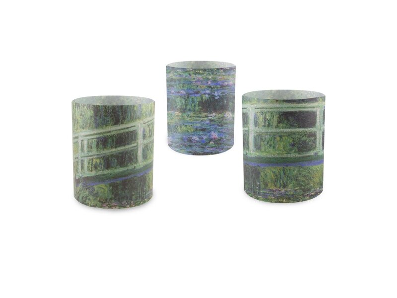 Candle shade, Monet, Japanese bridge