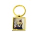 Llavero SQ, metal dorado, Lechera Vermeer