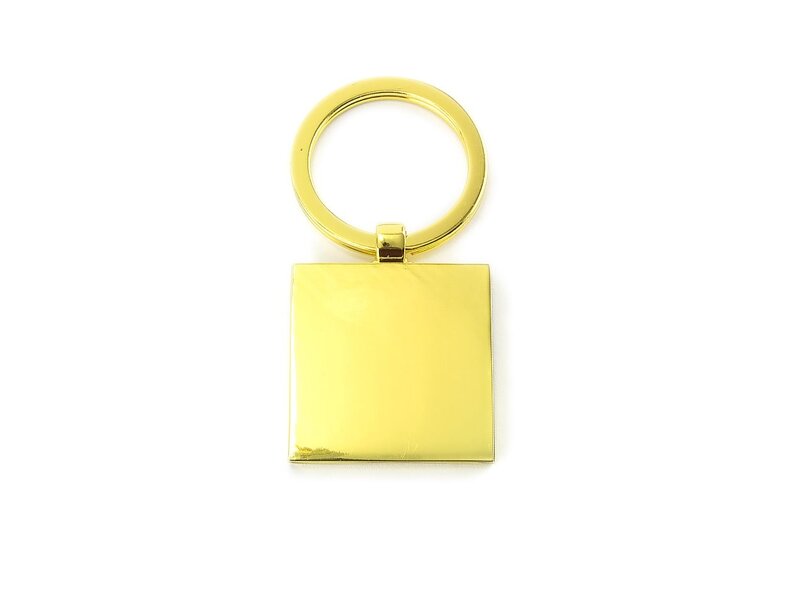 Keyring W, Metal gold, SQ, Milkmaid Vermeer