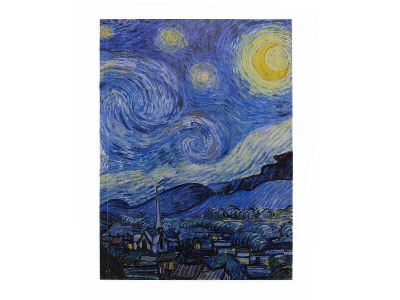 Softcover kunst schetsboek, Van Gogh, Sterrennacht