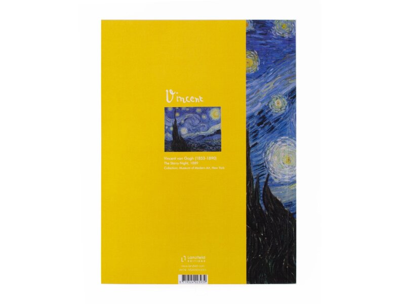 Softcover kunst schetsboek, Van Gogh, Sterrennacht