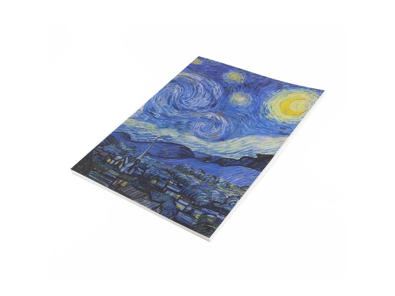 Softcover kunst schetsboek, Van Gogh, Sterrennacht
