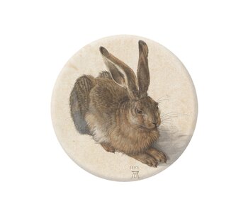 Taschenspiegel, Ø 60 mm, Dürer, Feldhase