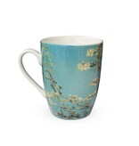 Conjunto: taza y bandeja, flor de almendro, Van Gogh