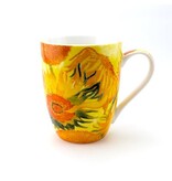 Set: Becher & Tablett, Sonnenblumen, Van Gogh Set: Becher & Tablett, Sonnenblumen, Van Gogh