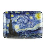 Set: Becher & Tablett, Sternennacht, Van Gogh