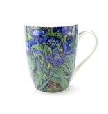 Set: Becher & Tablett, Iris, Van Gogh