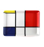 Ensemble: Tasse et plateau,  Mondrian