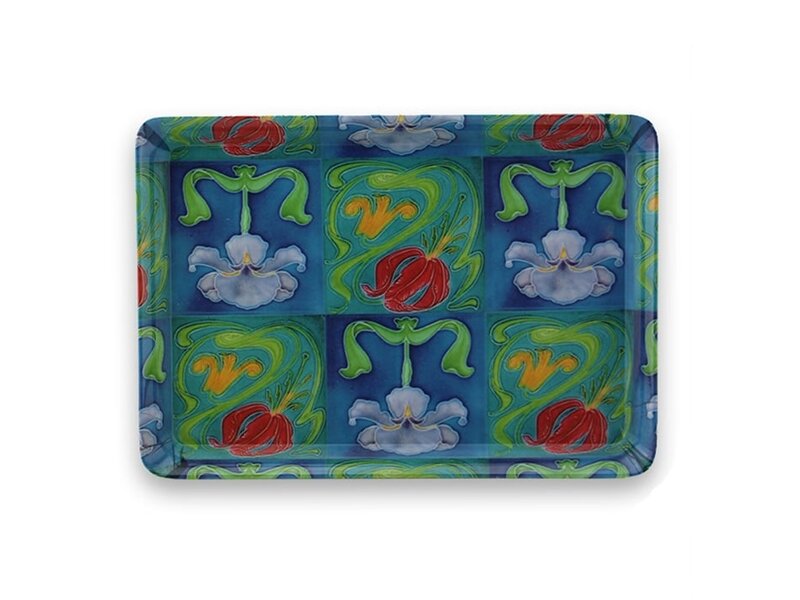 Mini dienblad , 21 x 14 cm, Art nouveau