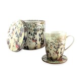 Set: Becher / Dose / Untersetzer, Avercamp, Winterlandschaft
