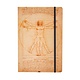 Cuaderno de tapa blanda, A5, Leonardo da Vinci, Hombre de Vitruvio