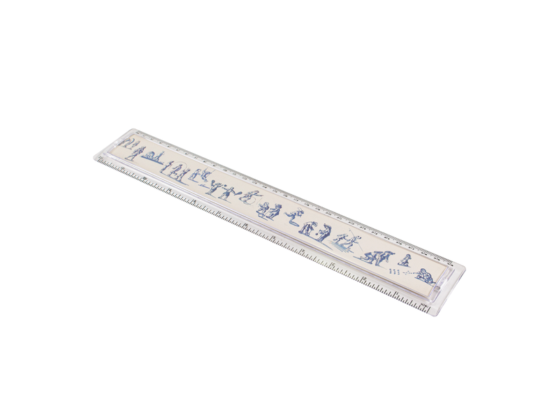 Règle, tuiles de Bleu de Delft - Jeux pour enfants