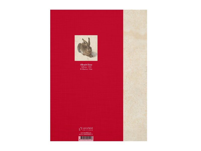 Carnet de croquis à couverture souple, Dürer, Lièvre