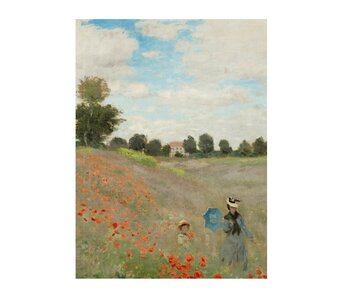 Artist Journal, Monet, field of poppies