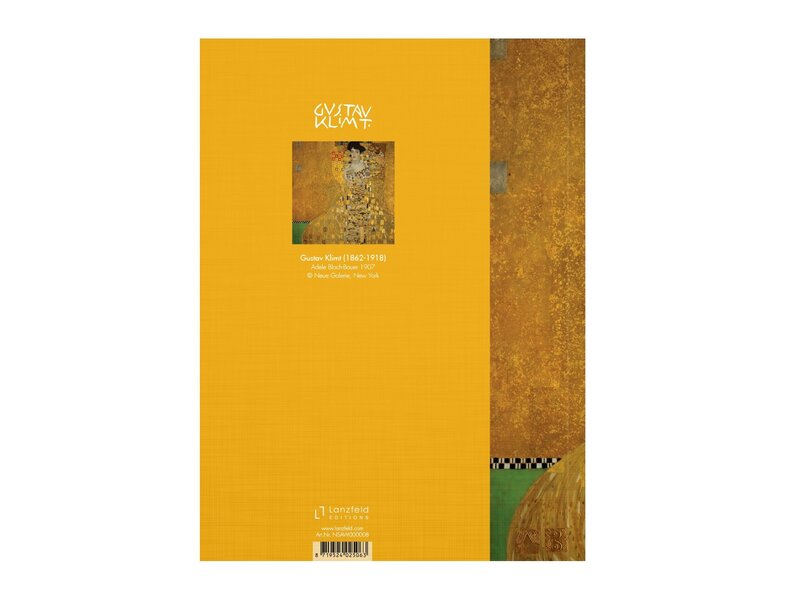 Softcover kunst schetsboek, Gustav Klimt, Adele Bloch-Bauer