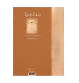 Softcover Kunst Skizzenbuch, Da Vinci, vitruvianischer Mann