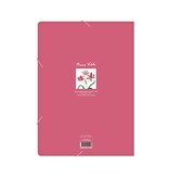 Carpeta archivadora de papel con cierre elástico,  Merian, tres tulipanes