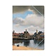 Chemise à dossier en papier avec fermeture élastique, A4,vue de Delft, Vermeer