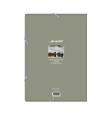 Paper file folder with elastic closure, View of Delft, Vermeer