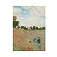 Paper file folder with elastic closure,A4, Monet, Field with poppies