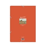 Paper file folder with elastic closure,Monet, Field with poppies