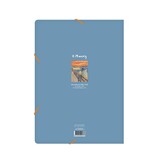 Paper file folder with elastic closure, Munch, The scream