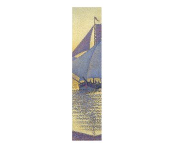 Klassisches Lesezeichen,   Paul Signac, Der Hafen bei Sonnenuntergang