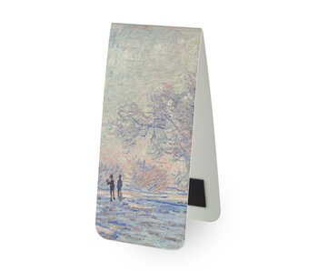 Magnetisches Lesezeichen,  Monet: Raireif in Giverny
