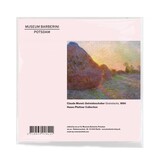 Brillenputztuch, 18x18 cm, Claude Monet, Getreideschober