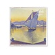 Brillenputztuch, 18x18 cm, Signac: Der Hafen bei Sonnenuntergang